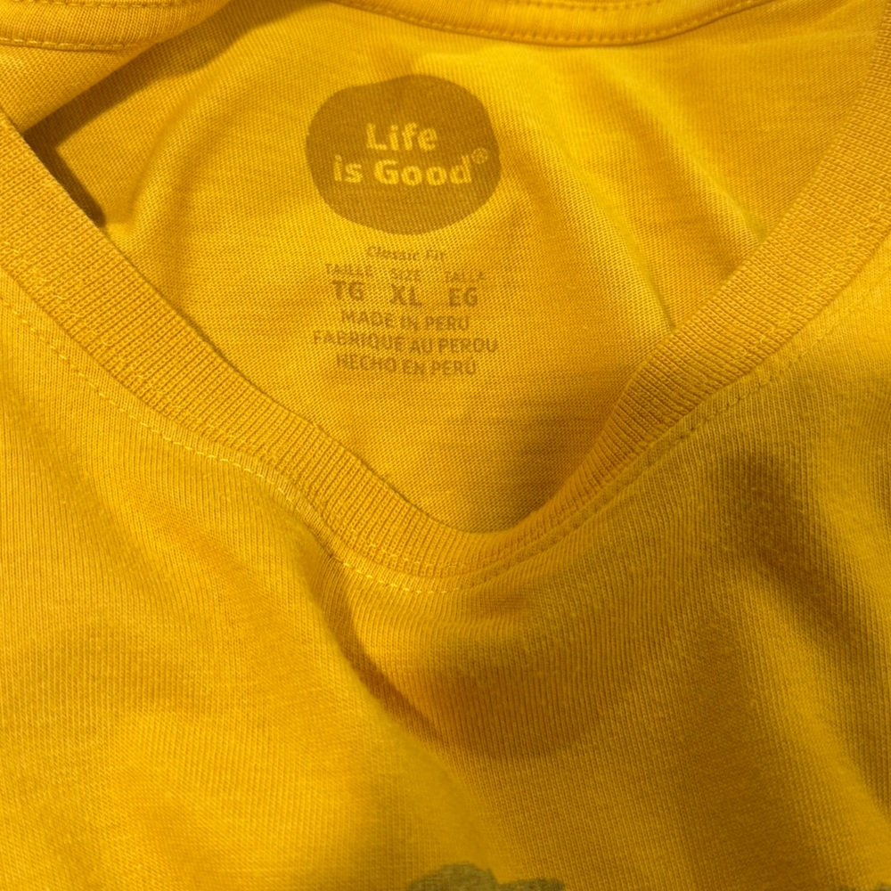 Life is Good T-Shirt Men’s Short Sleeve Jake Golf Go Long Cotton - Picture 3 of 5